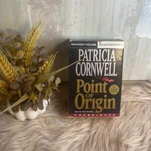 Patricia Cornwell Unabridged Point of Origin Audiobook on Cassette